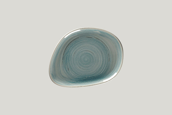 ORGANIC FLAT PLATE, 8.7"L, 6.57"W, SAPPHIRE_0