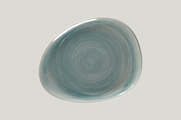 ORGANIC FLAT PLATE, 10.98"L, 8.89"W, SAPPHIRE_0