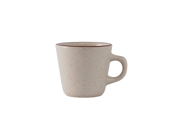 Tuxton Tall Cup Mug 4 ⅛" x 3 ¼" x 3" Bahamas Eggshell Brown Speckles_0