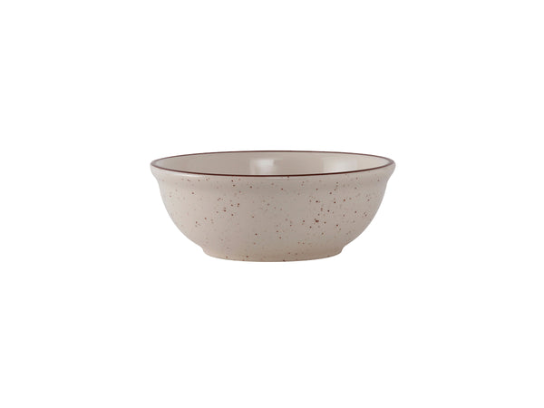 Tuxton Nappie Nappie Bowl 5 ⅝" x 2" Bahamas Eggshell Brown Speckles_0