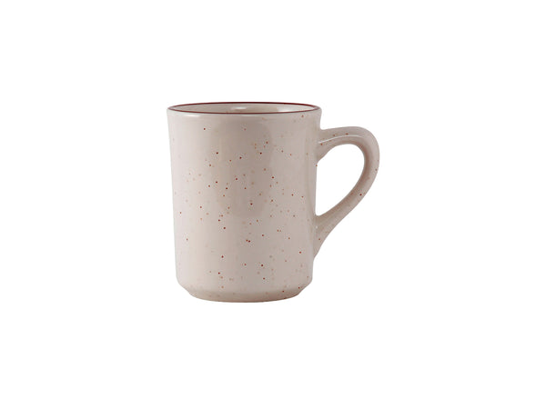 Tuxton Tiara Mug Mug 4 ¼" x 3" x 3 ⅞" Bahamas Eggshell Brown Speckles_0