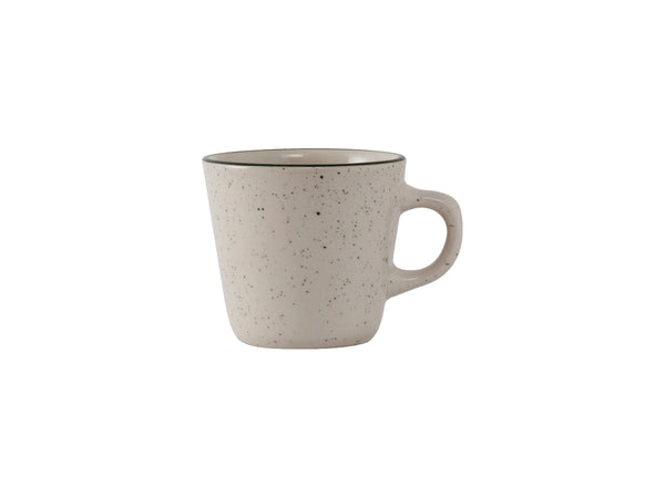 Tuxton Tall Cup Mug 4 ⅛" x 3 ¼" x 3" Emerald Eggshell Green Speckles_0