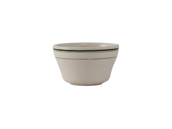 Tuxton Bouillon Bouillon Cup 4" x 2 ⅜" Green Bay Eggshell Green Bands_0