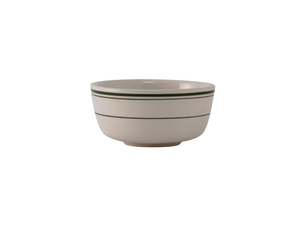 Tuxton Jung Bowl Bowl 4 ⅜" x 2 ⅛" Green Bay Eggshell Green Bands_0