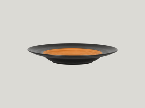 ROUND DEEP PLATE, 11.8"D, CEDAR_1