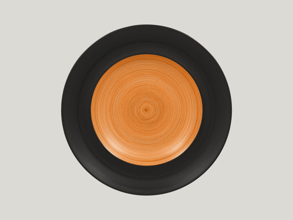 ROUND DEEP PLATE, 11.8"D, CEDAR_0