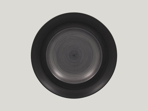 ROUND DEEP PLATE, 11.8"D, GREY_0