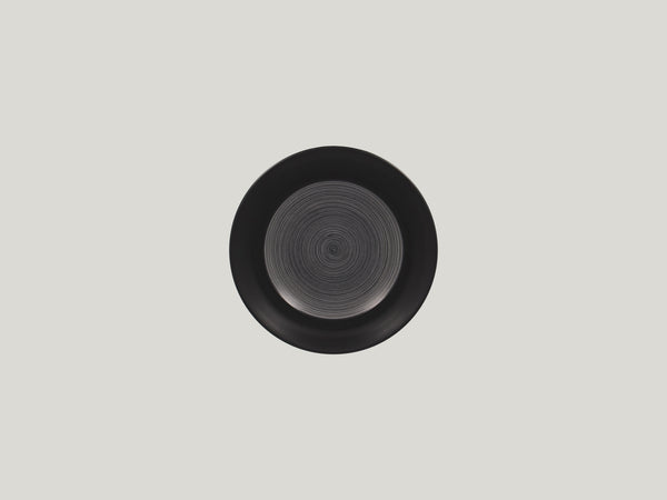 ROUND FLAT PLATE, 6.7"D, GREY_0