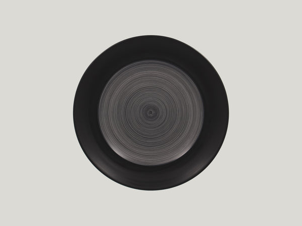 ROUND FLAT PLATE, 10.65"D, GREY_0