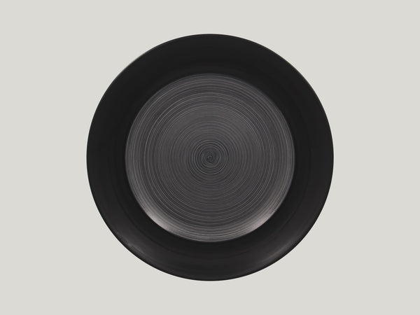 ROUND FLAT PLATE, 12.2"D, GREY_0