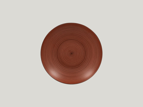 DEEP COUPE PLATE, 9.05"D, 23.35 OZ, WALNUT_1