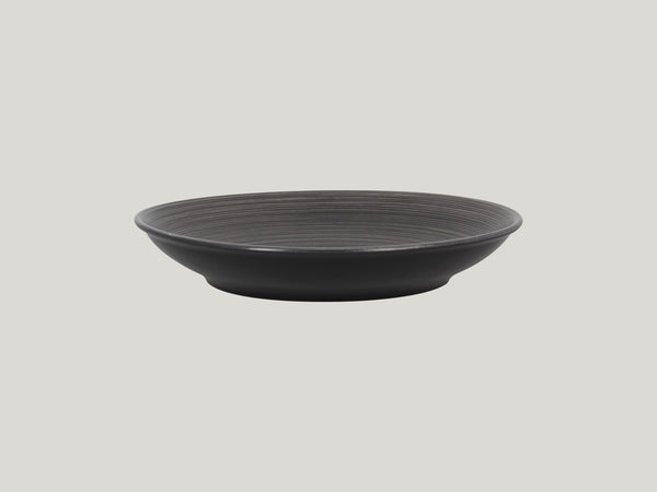 DEEP COUPE PLATE, 11"D, 42.25 OZ, GREY_0