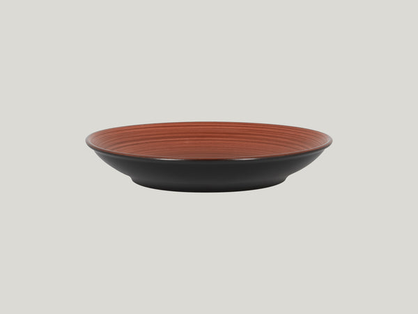 DEEP COUPE PLATE, 11"D, 42.25 OZ, WALNUT_0