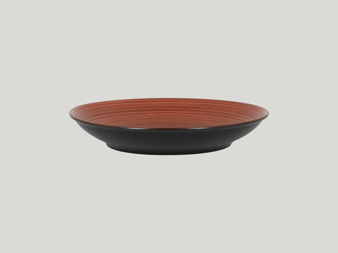 DEEP COUPE PLATE, 11"D, 42.25 OZ, WALNUT_0
