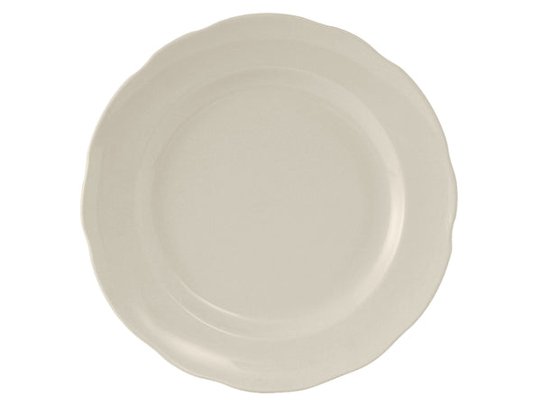 Tuxton Plate 10 ⅞" Shell Eggshell Scalloped