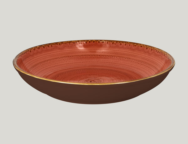 DEEP COUPE PLATE, 14.15"D, 1.55"H, 121.75 OZ, CORAL_0