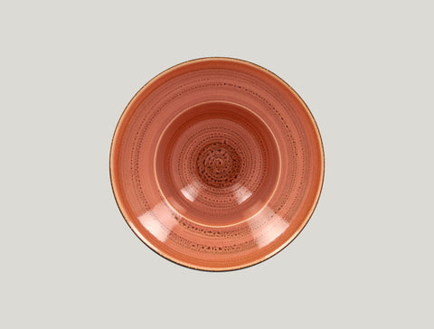 EXTRA DEEP ROUND PLATE, 10.25"D, 3.55"H, 16.25 OZ, CORAL_1
