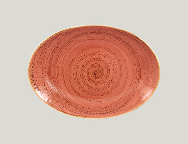 OVAL PLATTER, 12.6"L, 9.5"W, CORAL_0