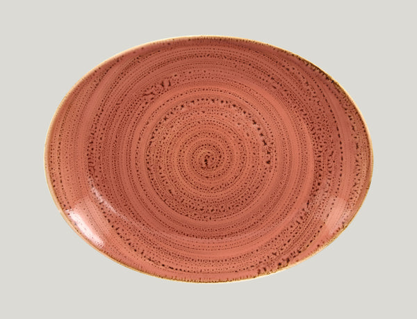 OVAL PLATTER, 14.15"L, 10.65"W, CORAL_0