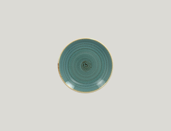 FLAT COUPE PLATE, 5.9"D, LAGOON_0