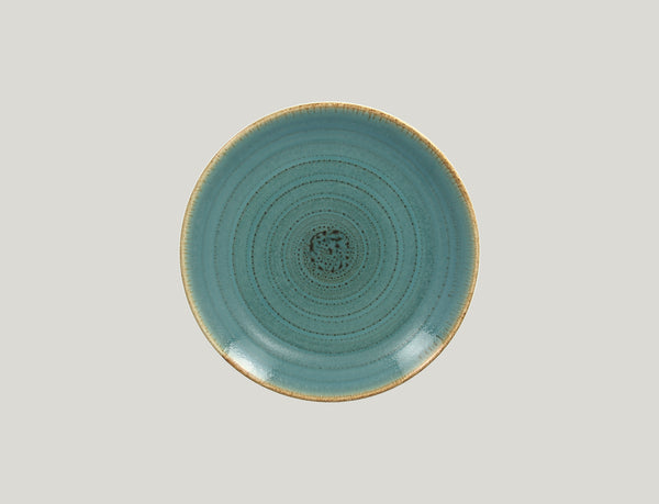 FLAT COUPE PLATE, 8.25"D, LAGOON_0