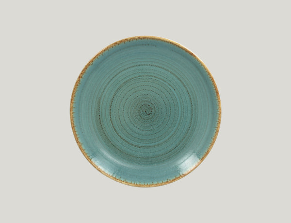 FLAT COUPE PLATE, 9.45"D, LAGOON_0