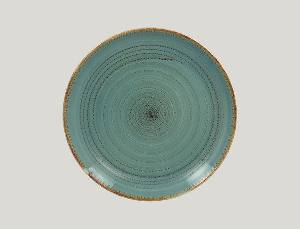 FLAT COUPE PLATE, 10.65"D, LAGOON_0