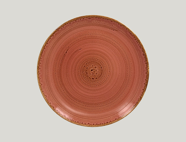 FLAT COUPE PLATE, 11"D, CORAL_0