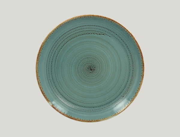 FLAT COUPE PLATE, 11"D, LAGOON_0