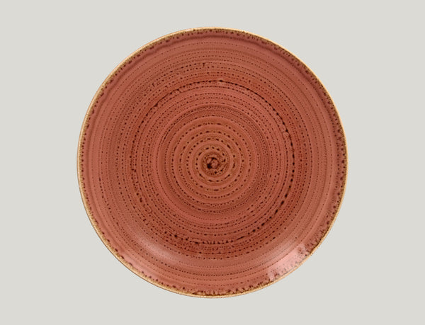 FLAT COUPE PLATE, 11.4"D, CORAL_0