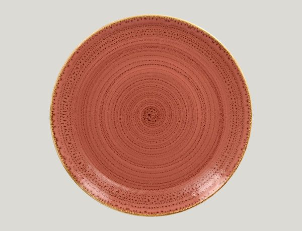 FLAT COUPE PLATE, 12.2"D, CORAL_0