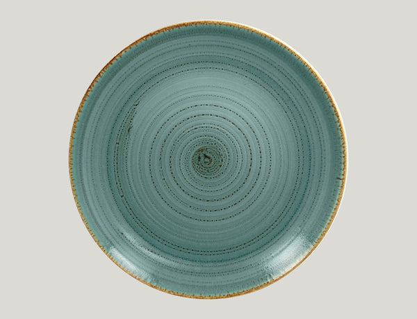 FLAT COUPE PLATE, 12.2"D, LAGOON_0