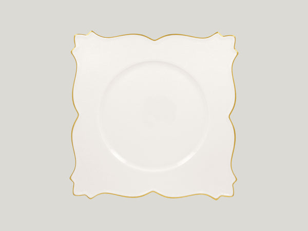 SQUARE PLATE - KING, 10.25"L, 10.25"W, PLAIN_0