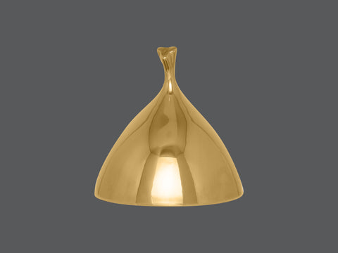 CLOCHE CLOVER, 7.1"D, GOLD_0