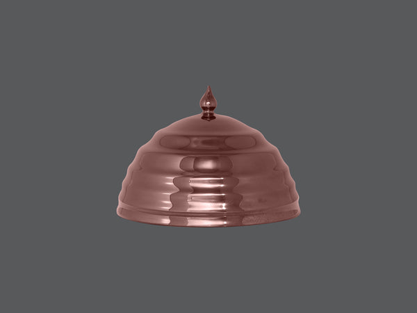 CLOCHE DROP, 7.1"D, BRONZE_0