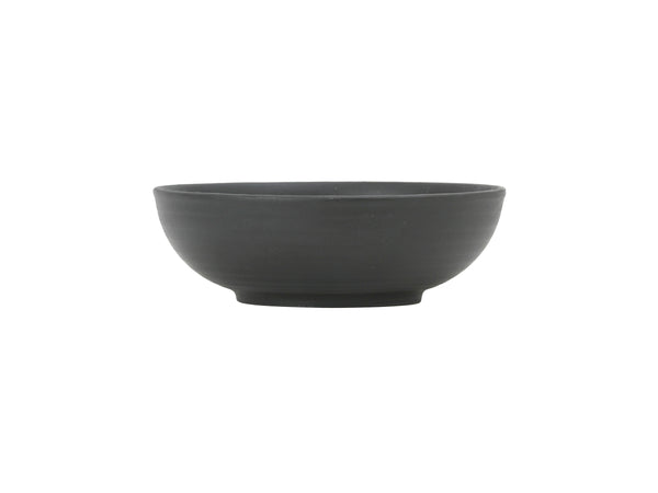 Tuxton Bowl 26 oz 7⅛" Zion Matte Black Embossed