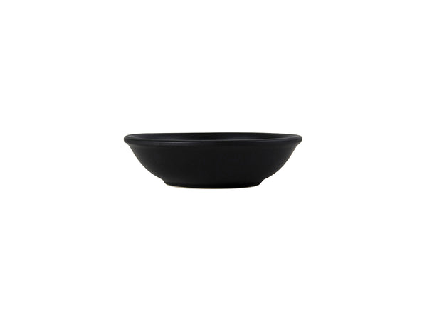 Tuxton Fruit Dish Fruit Bowl 4 ¾" x 1 ¼" Zion Matte Black_0
