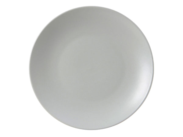 Tuxton Plate Coupe Plate 10 ¼" Zion Matte Gray Coupe_0