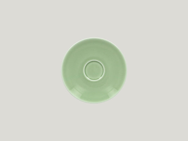 SAUCER FOR ESPRESSO CUP CLCU09, 5.1"D, GREEN_0