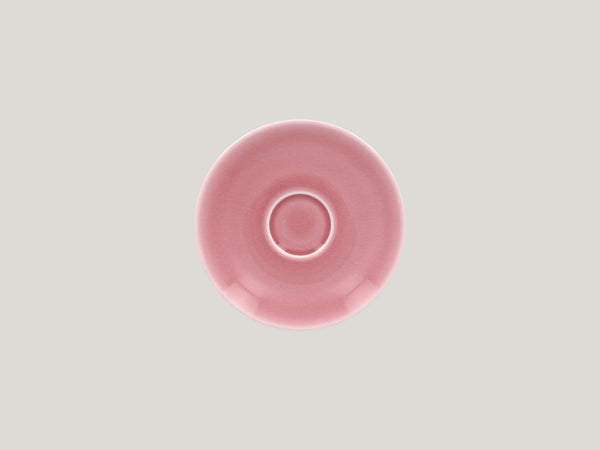 SAUCER FOR ESPRESSO CUP CLCU09, 5.1"D, PINK_0