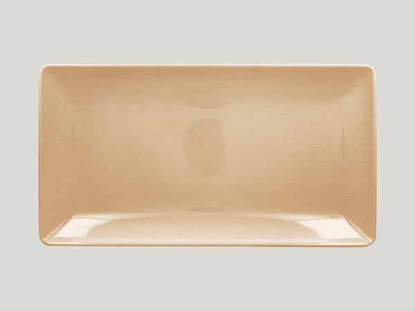 RECTANGULAR COUPE SERVING PLATE, 13.2"L, 7.15"W, BEIGE_0