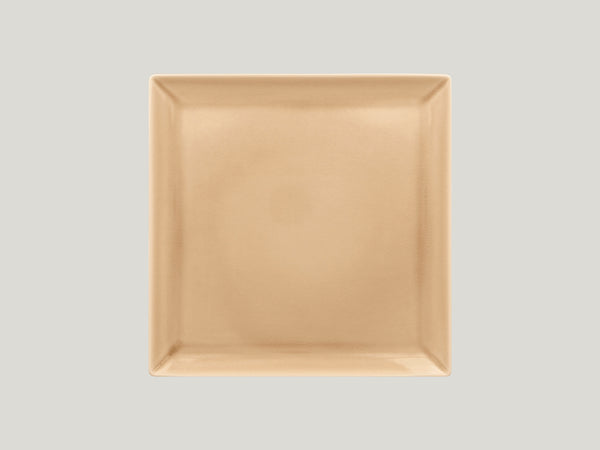 SQUARE COUPE PLATE, 9.65"L, 9.65"W, BEIGE_0