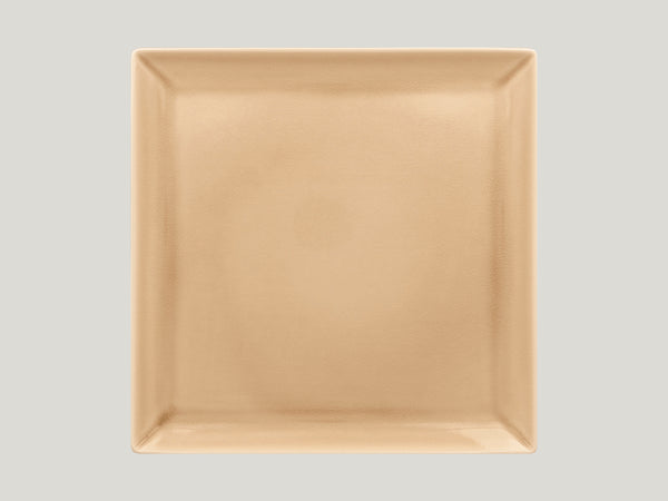 SQUARE COUPE PLATE, 11.9"L, 11.9"W, BEIGE_0