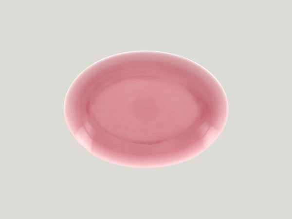 OVAL COUPE PLATTER, 10.25"L, 7.5"W, PINK_0