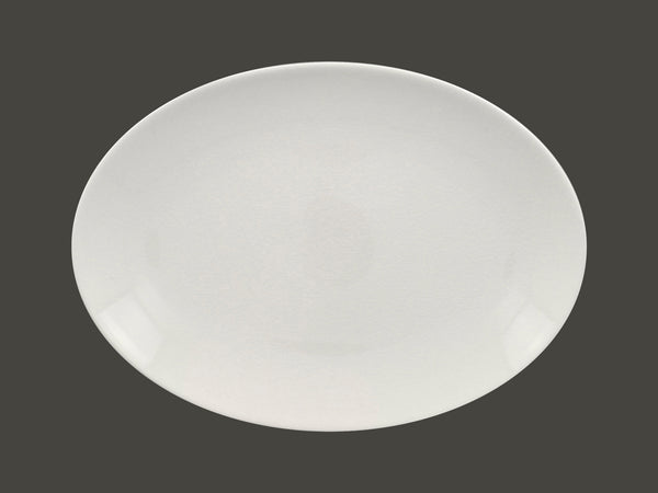OVAL PLATTER, 14.15"L, 10.65"W, WHITE_0