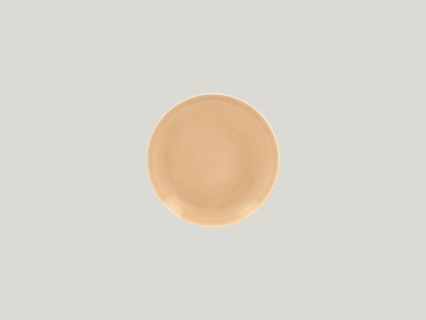 FLAT COUPE PLATE, 5.9"D, BEIGE_0