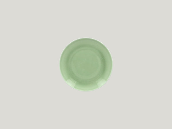 FLAT COUPE PLATE, 5.9"D, GREEN_0