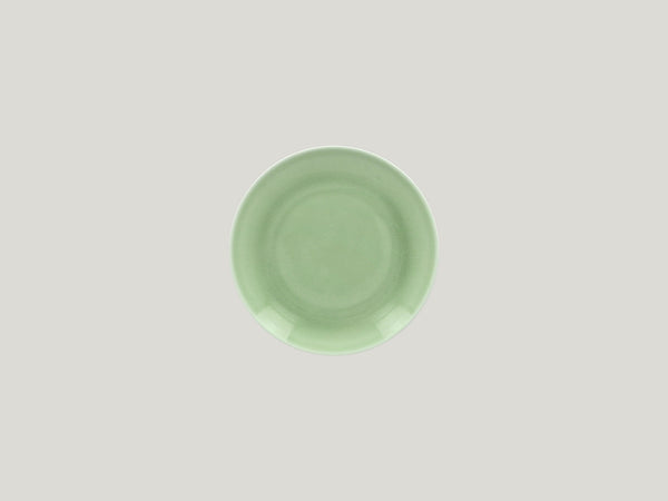 FLAT COUPE PLATE, 5.9"D, GREEN_0