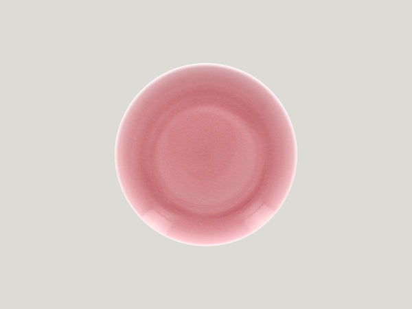 FLAT  COUPE PLATE, 8.25"D, PINK_0