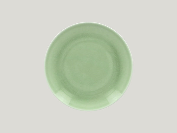 FLAT COUPE PLATE, 9.45"D, GREEN_0